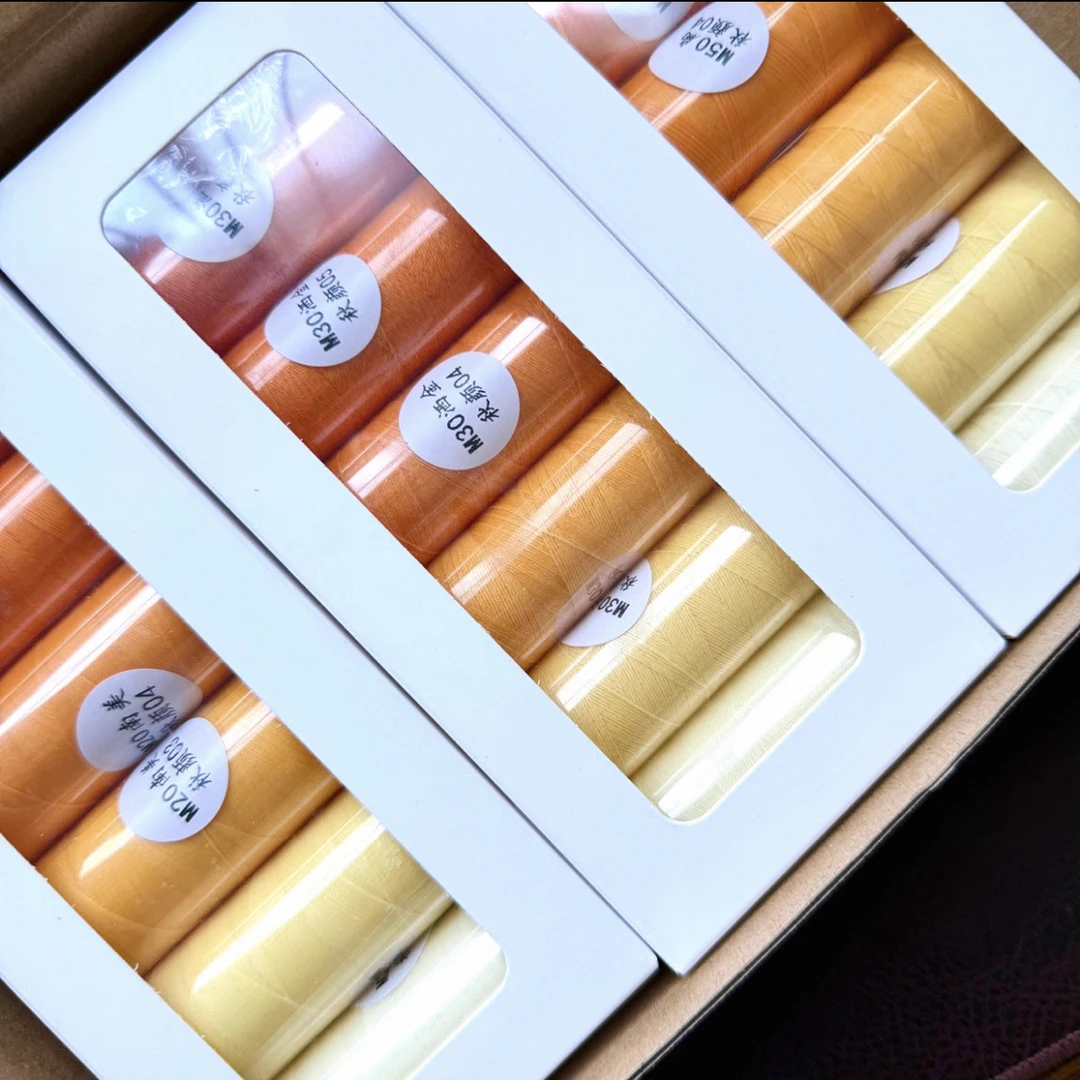 囡绳手作秋颜0.5扁蜡0.2圆蜡0.3圆洒金蜡线手工的绳DIY蜡线