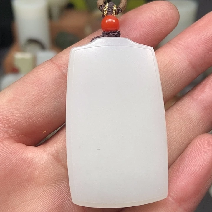 和田玉吊坠(赠链)未镶嵌@***菜