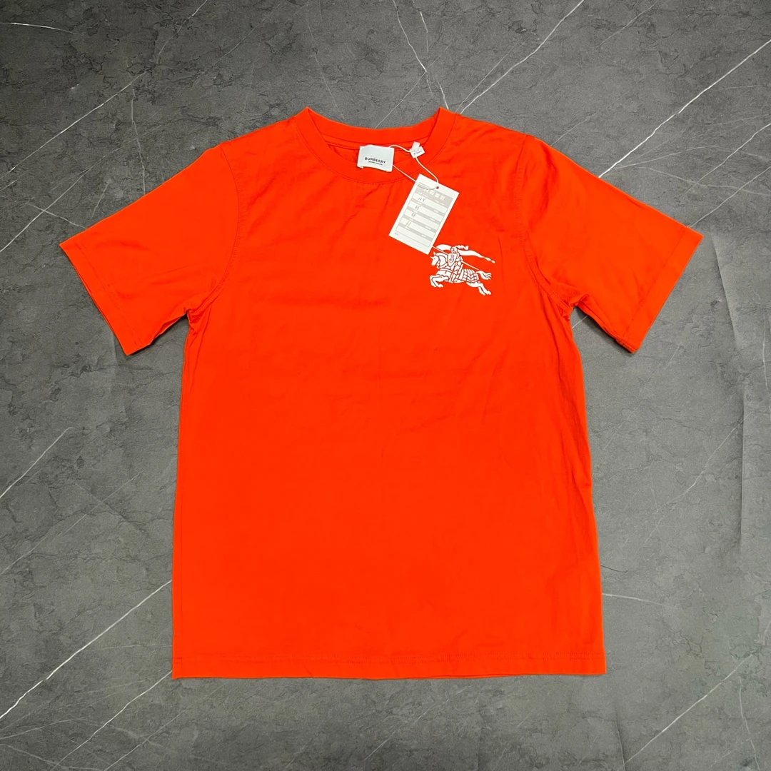 99新 BURBERRY/博柏利 葡萄籽奢潮/burberry 橙色圆领短袖/12Y