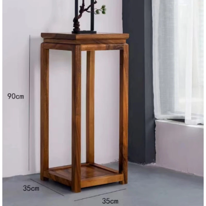 新中式南美胡桃木经典花架