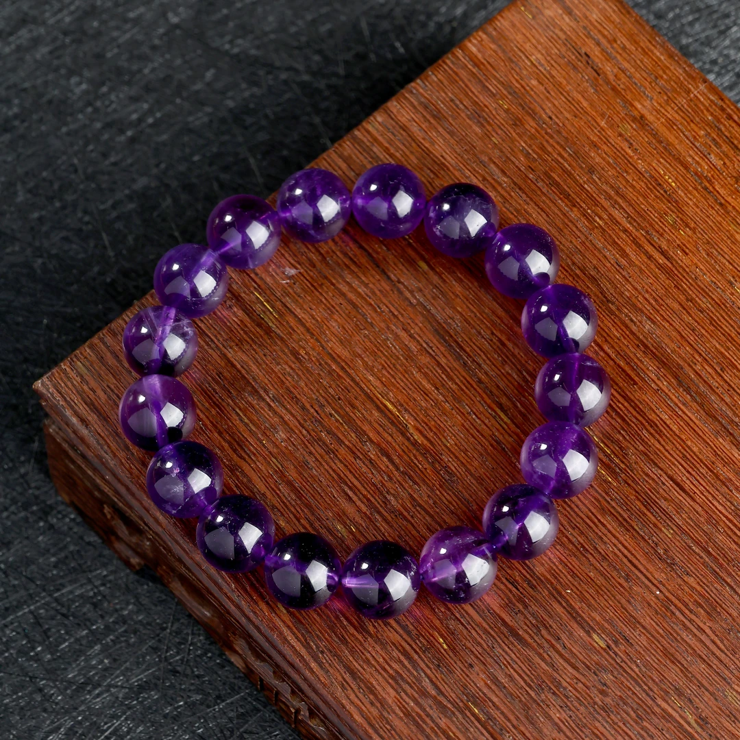 紫水晶手链11+mm多样性发一