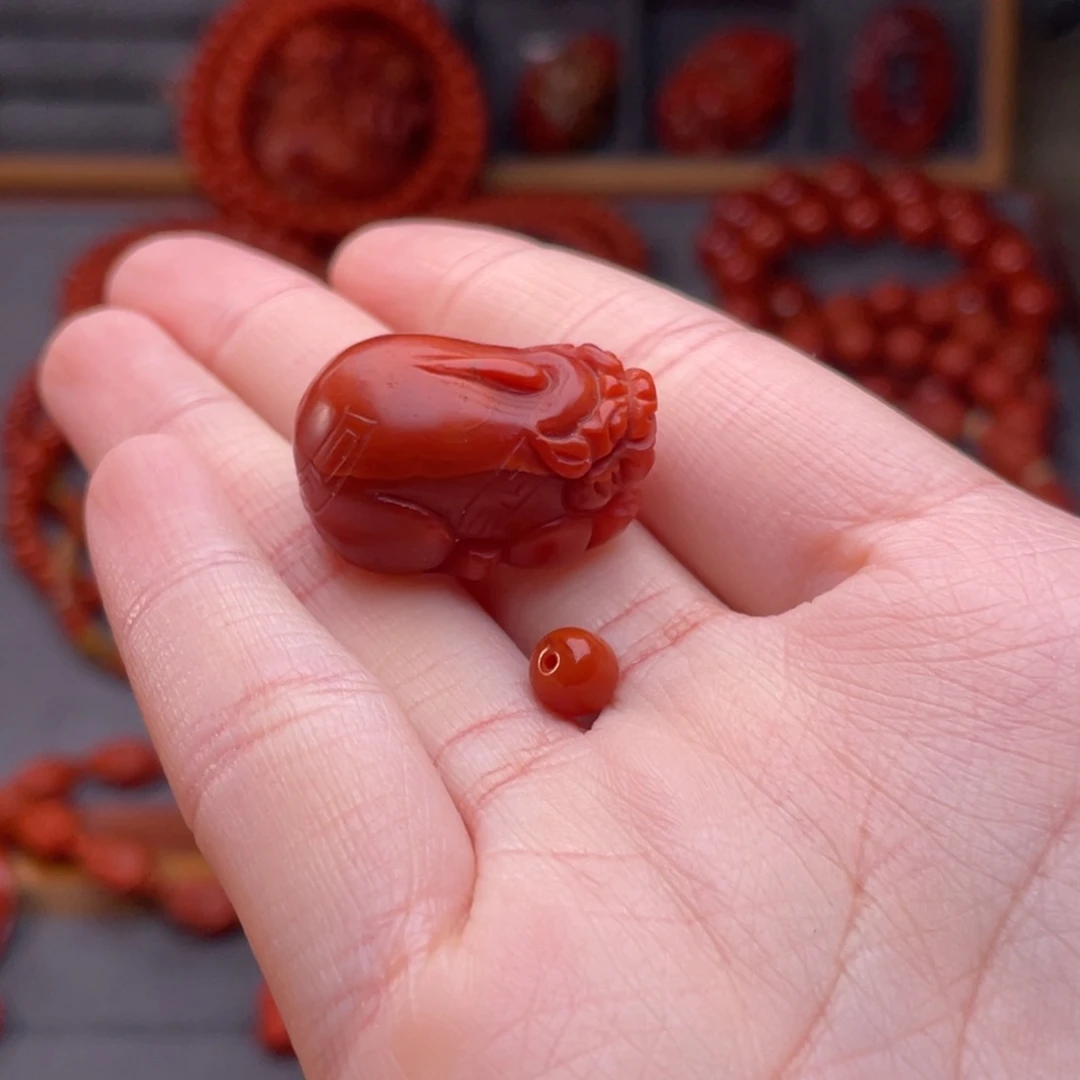 南红玛瑙未镶嵌配饰