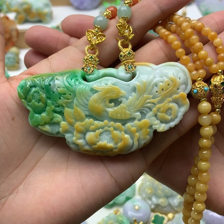 颈饰未镶嵌翡翠翡翠