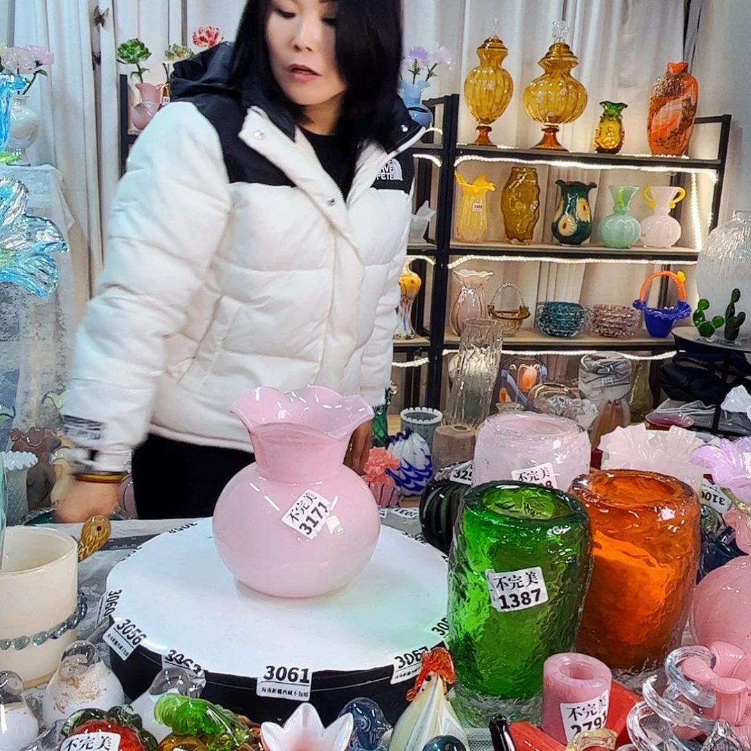 3171 家悦美居琉璃摆件不完美