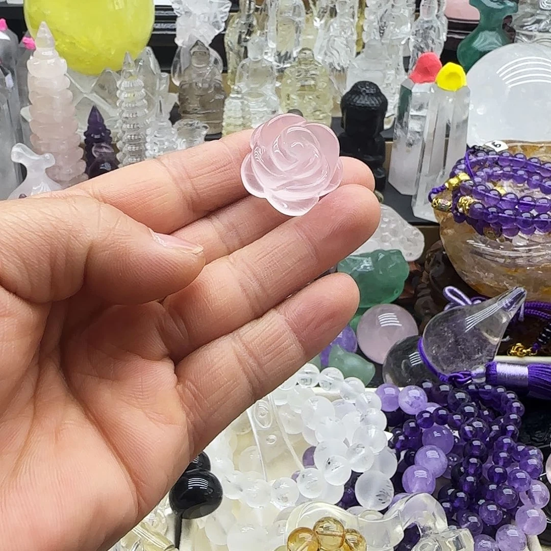 水晶未镶嵌车挂摆件