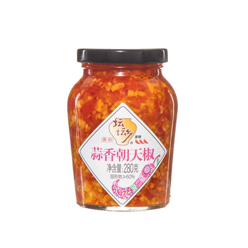 坛坛乡蒜香朝天椒280g/瓶