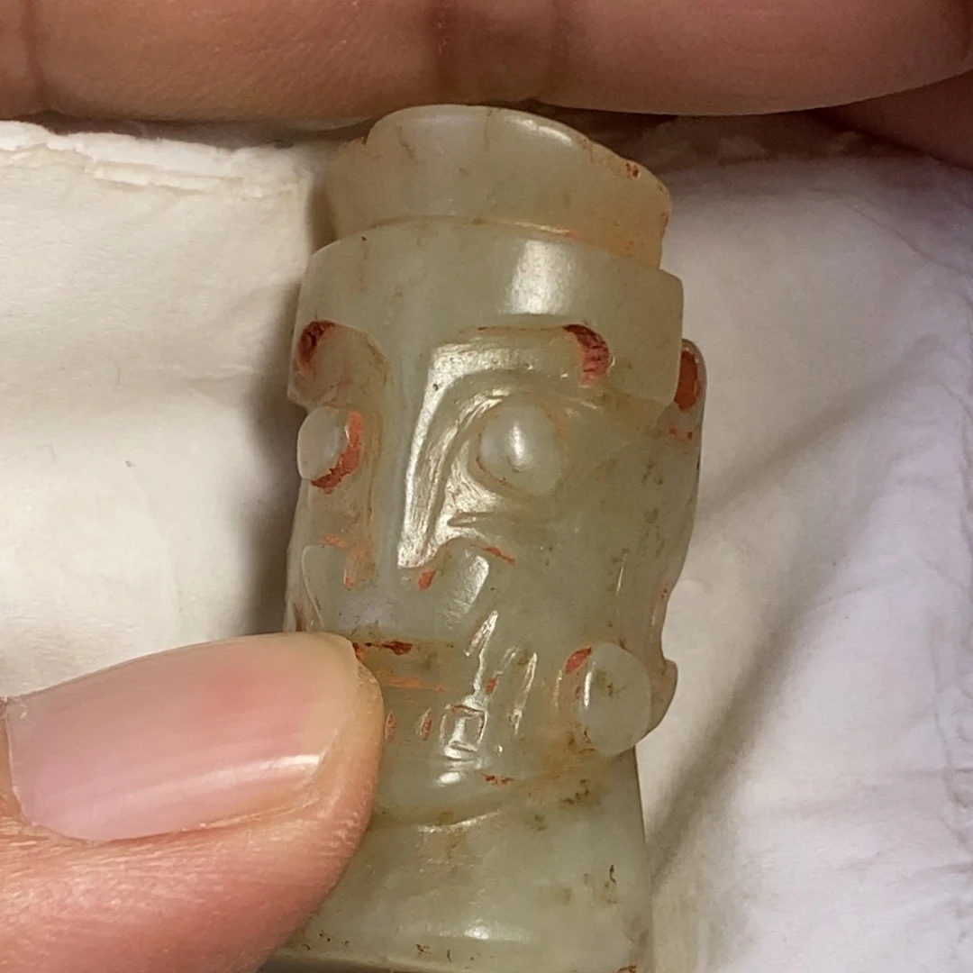 颈饰未镶嵌和田玉水**华