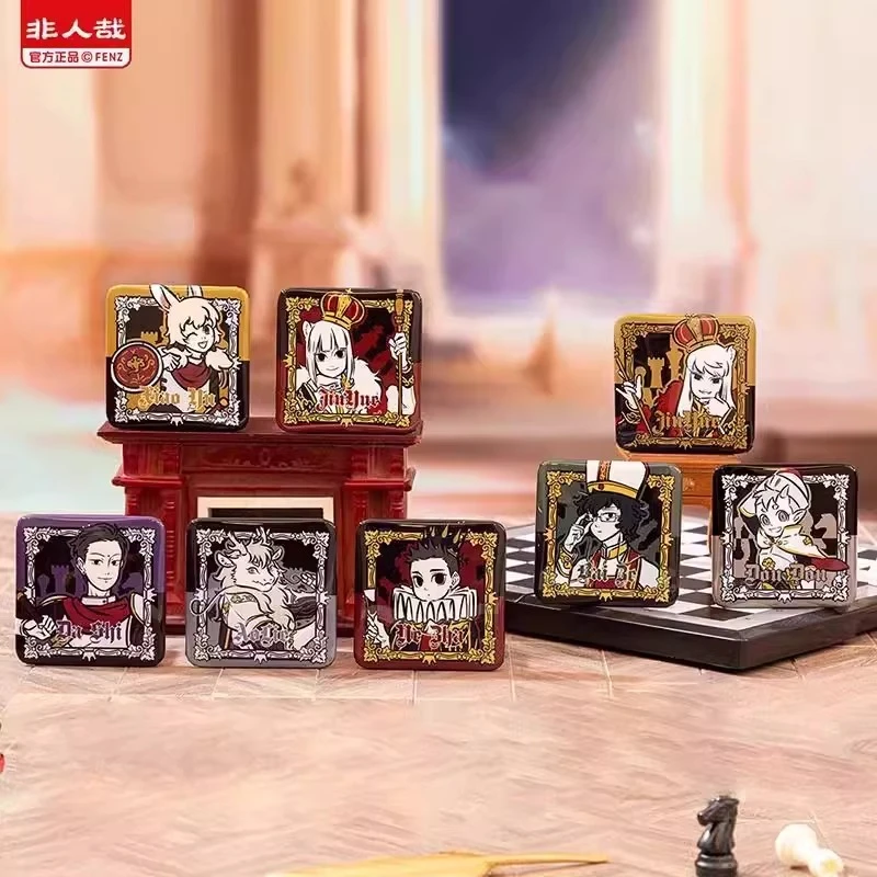 非人哉 国际象棋系列吧唧马口铁徽章动漫周边58mm反光吧唧盲盒