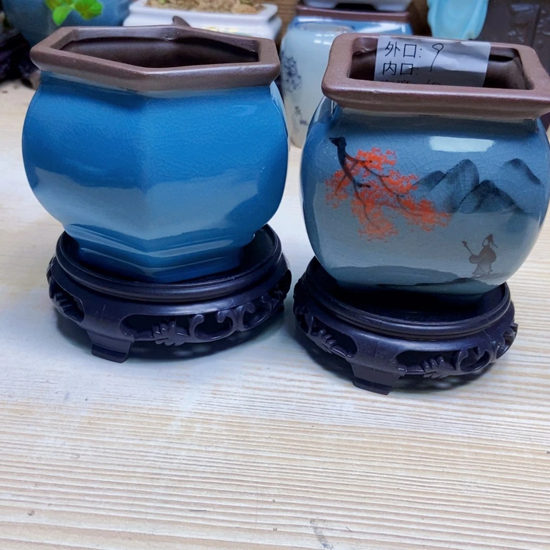 瓷片陶瓷花盆陶瓷艺术