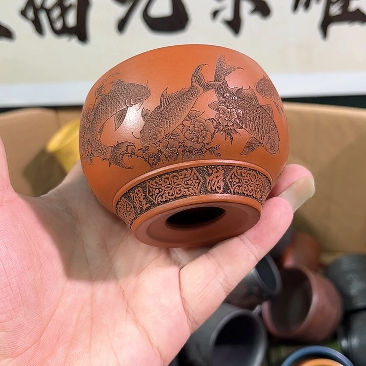 茶杯紫砂全手工紫砂主人杯
