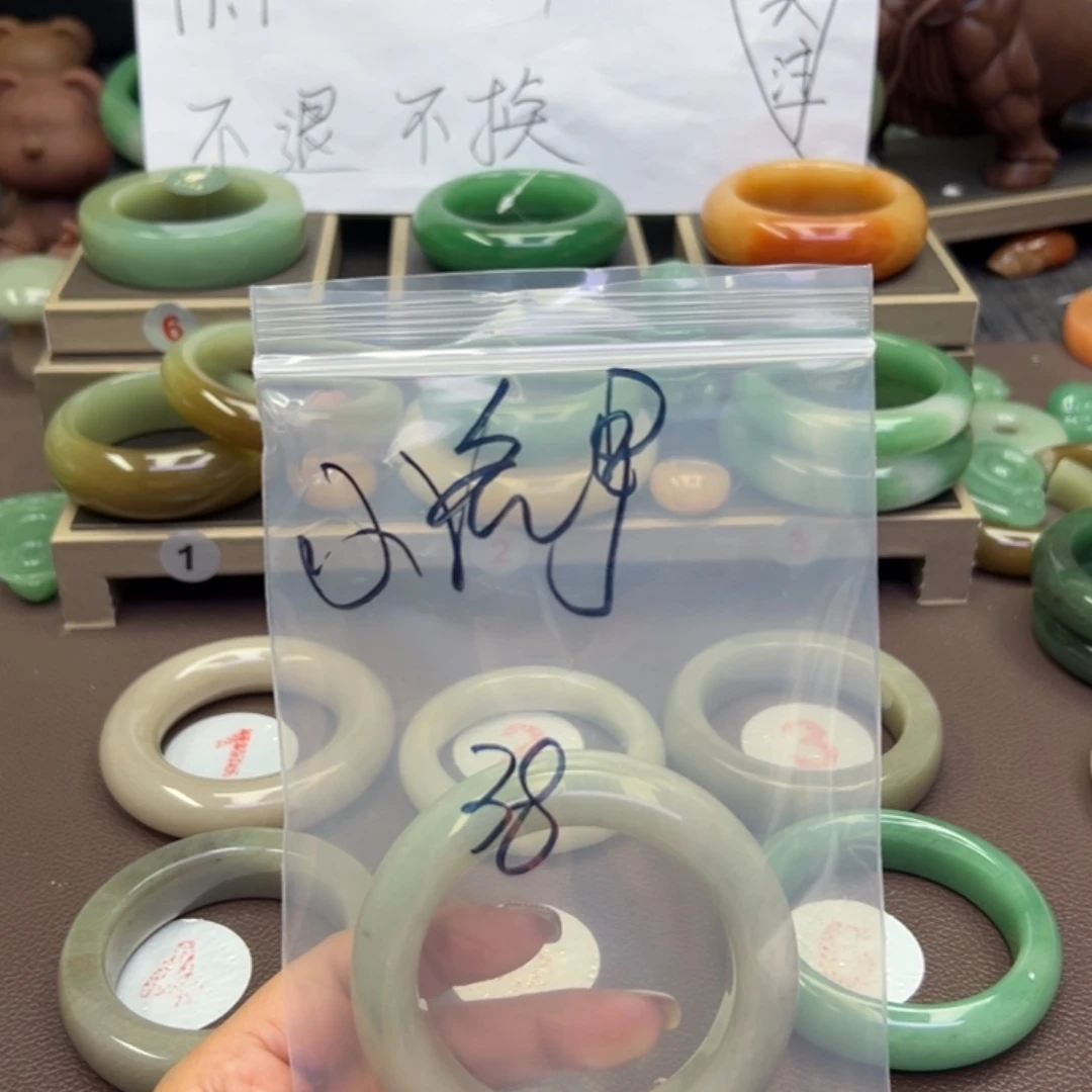 未镶嵌手镯石英岩玉小***✨