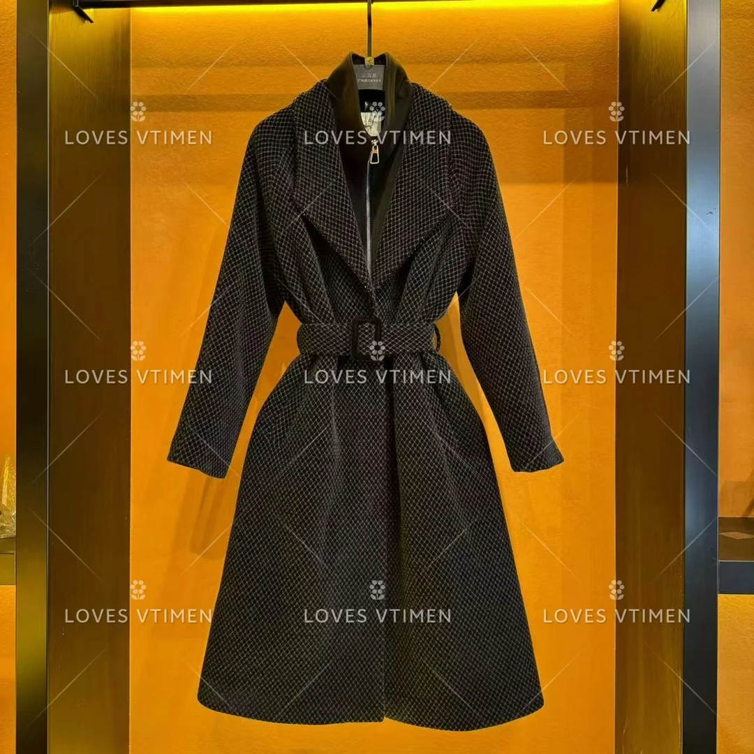 【小鬼专属】羽绒白鸭绒羊毛时尚设计师轻奢显瘦收腰LOVES-A1500