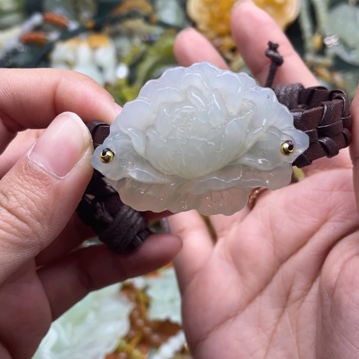 蛇纹石玉手牌合金