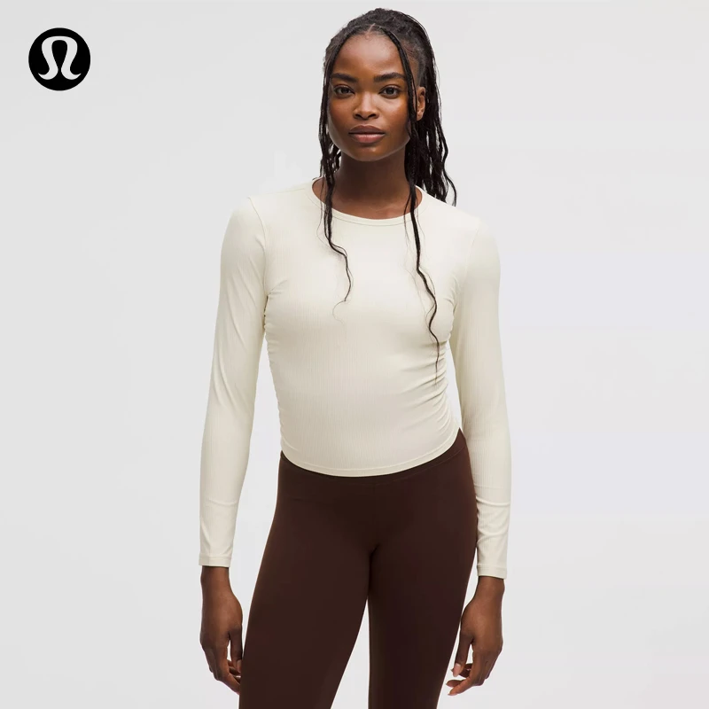 All It Takes 女士运动长袖T恤 *罗纹 Nulu™丨lululemon LW3GK5S