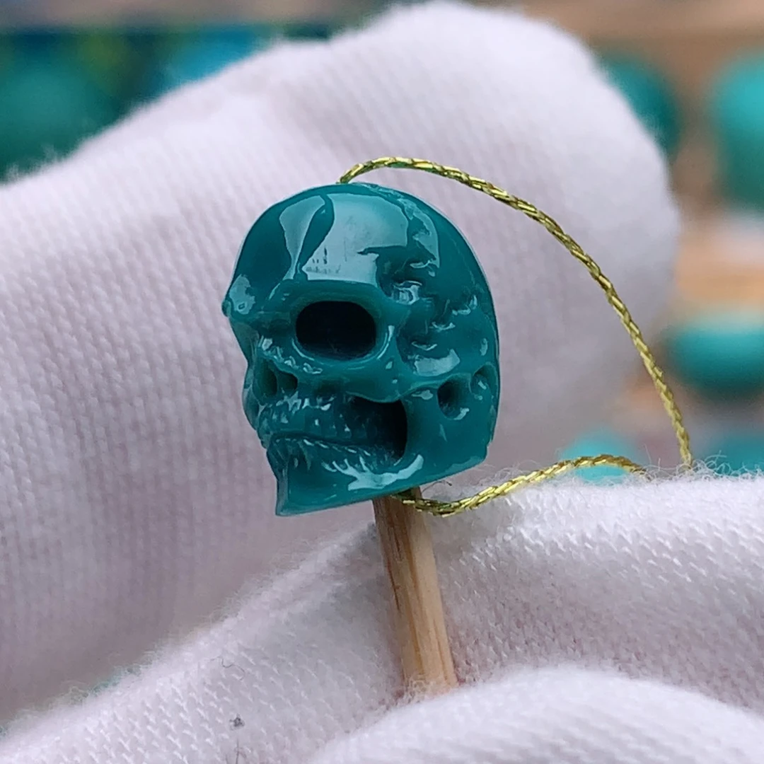 未镶嵌绿松石珠宝奇石