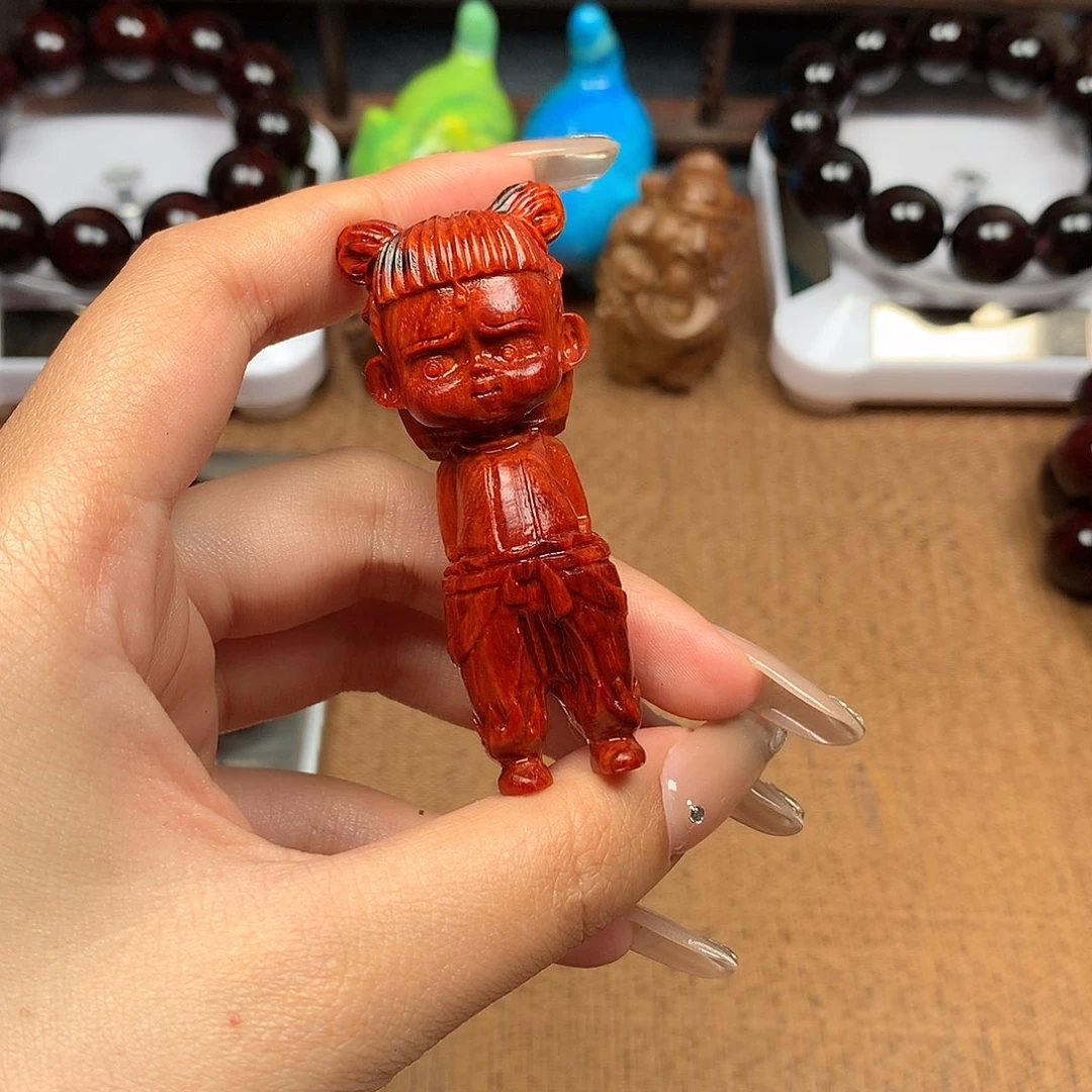 檀香紫檀（小叶紫檀）小*芒哪吒
