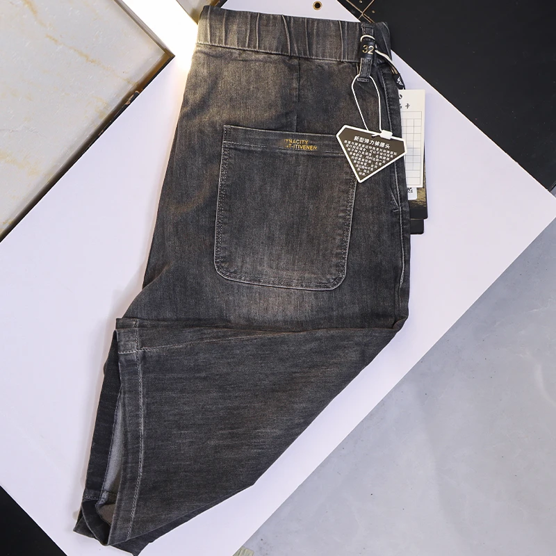 夏款男士休闲舒适牛仔短裤六分裤9651