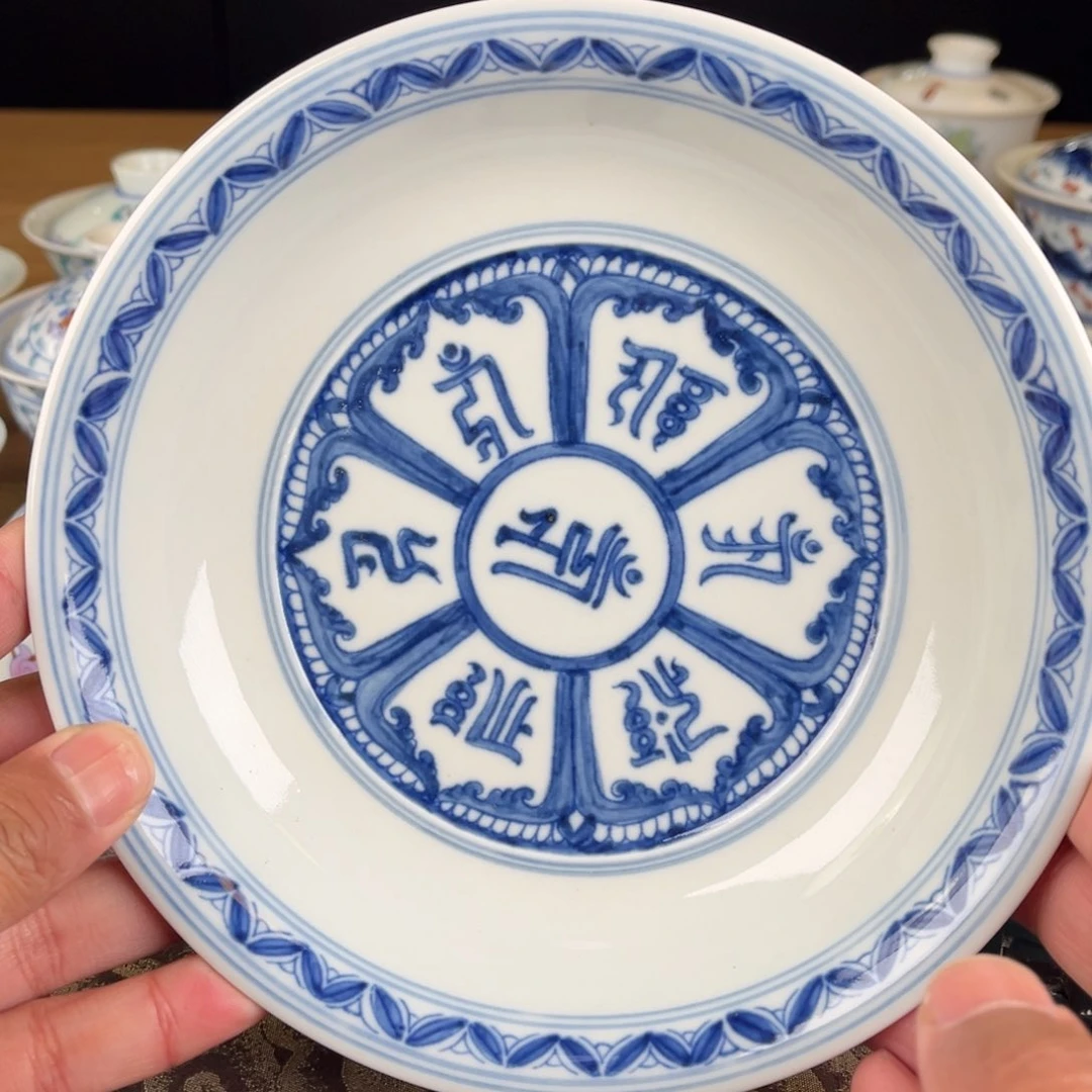 杯微瑕景德镇陶瓷壶承