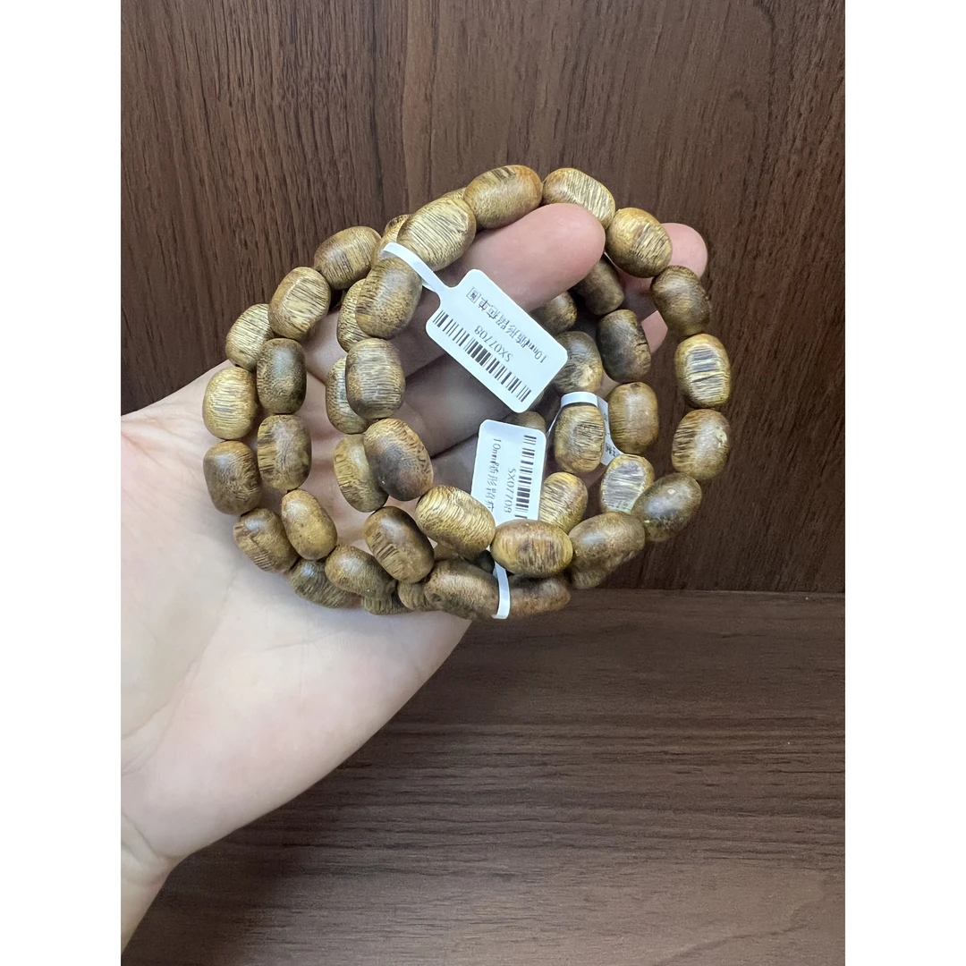 沉香10mm随形留疤单圈SX07708