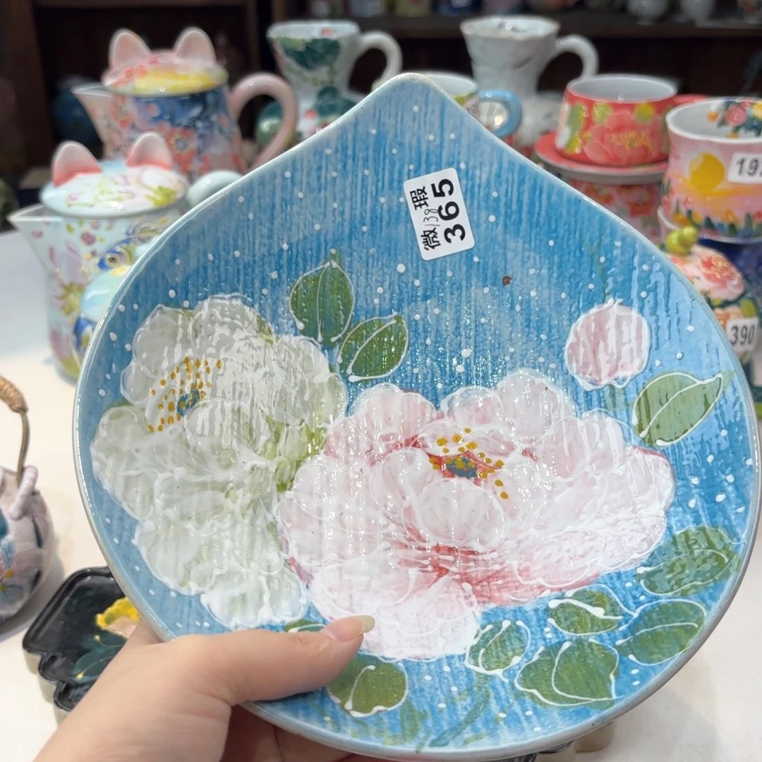 景德镇手绘高温釉下彩陶瓷茶具