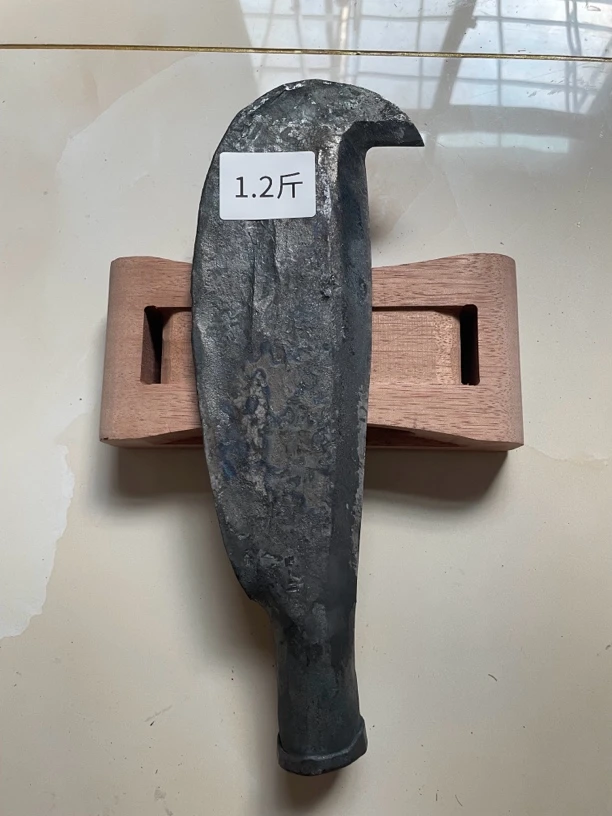 手工锻打铁1.2斤夹钢砍竹刀小柴刀户外实用工具