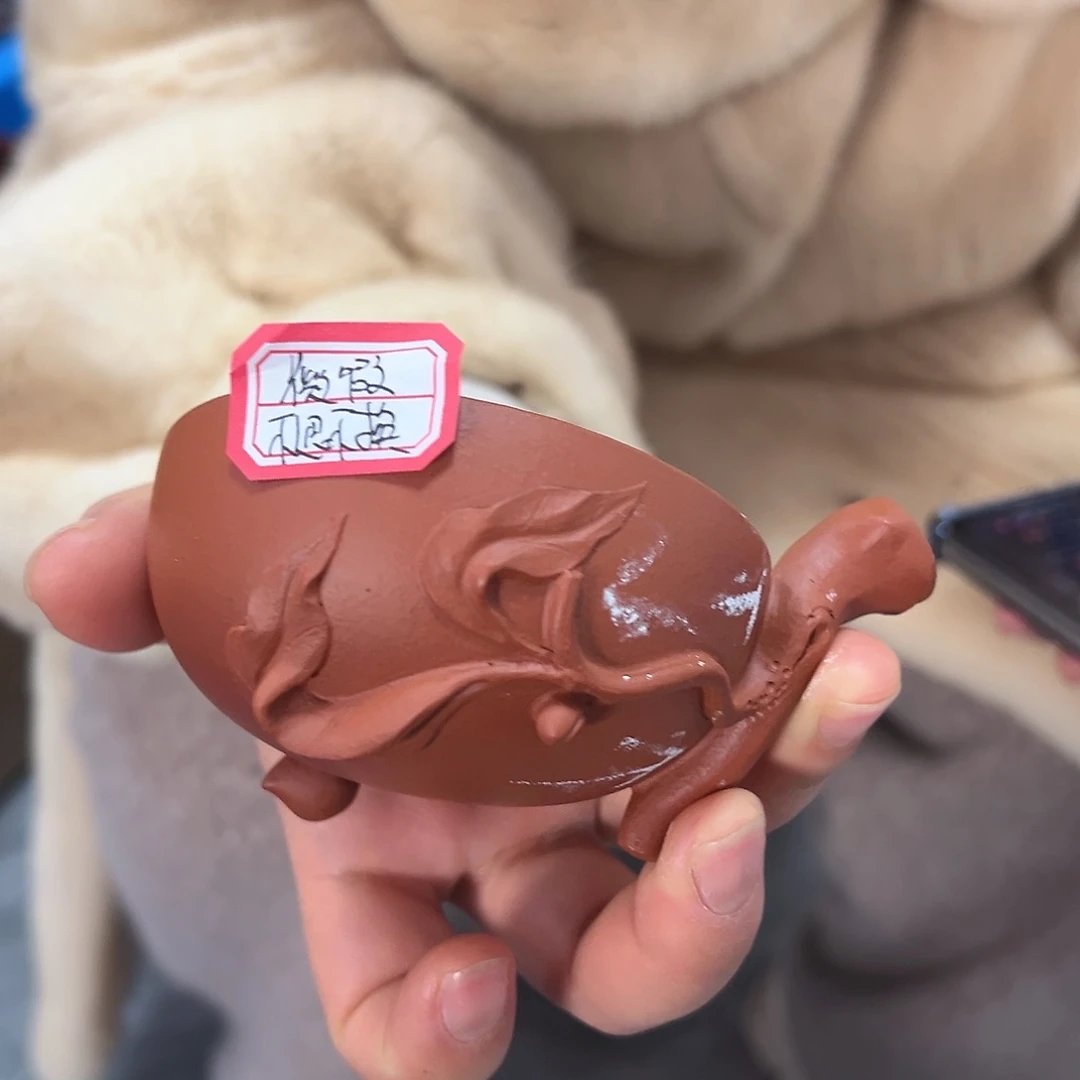 紫砂茶壶黄龙山原矿朱泥