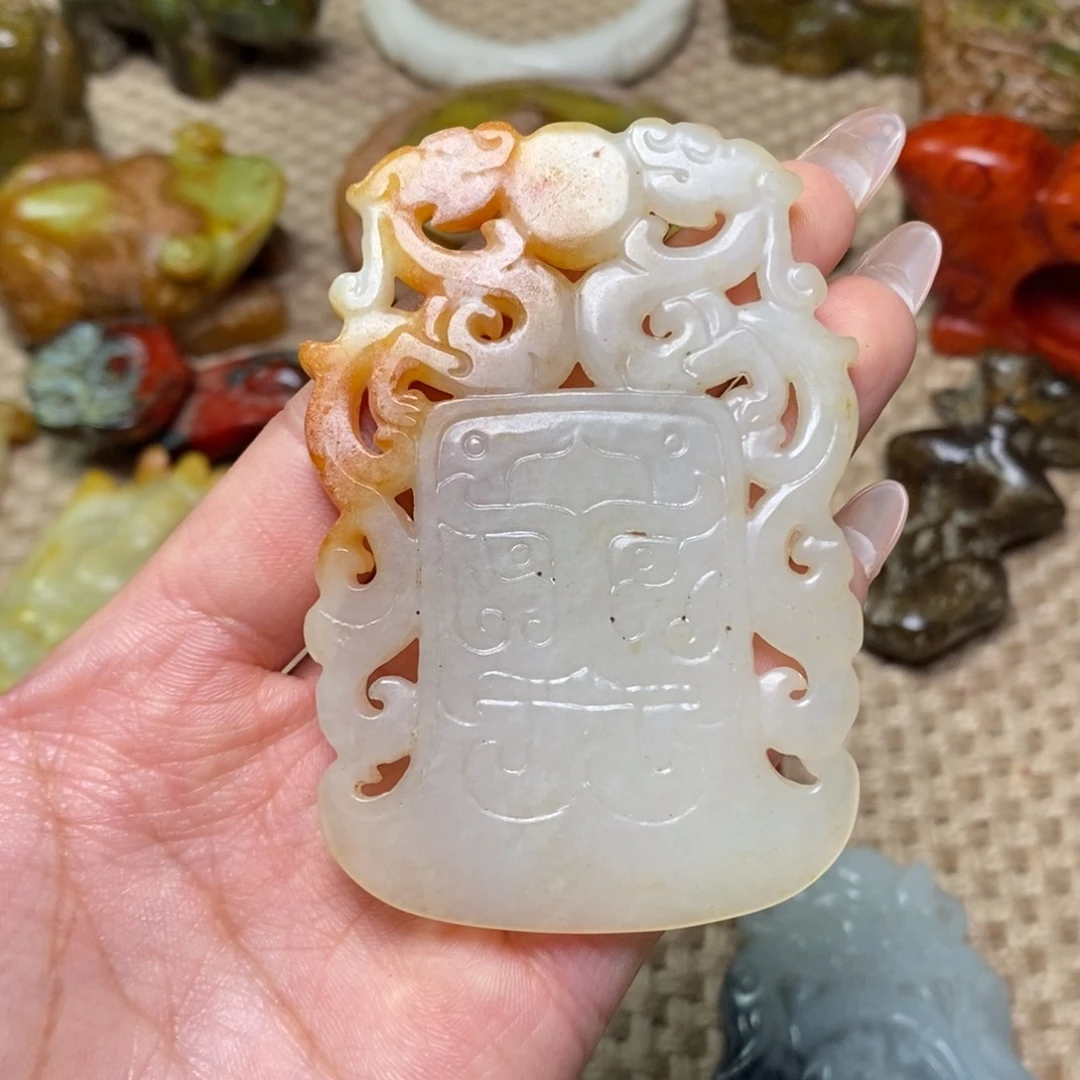 白玉菩提吊坠天****！白玉菩提白玉菩提摆件