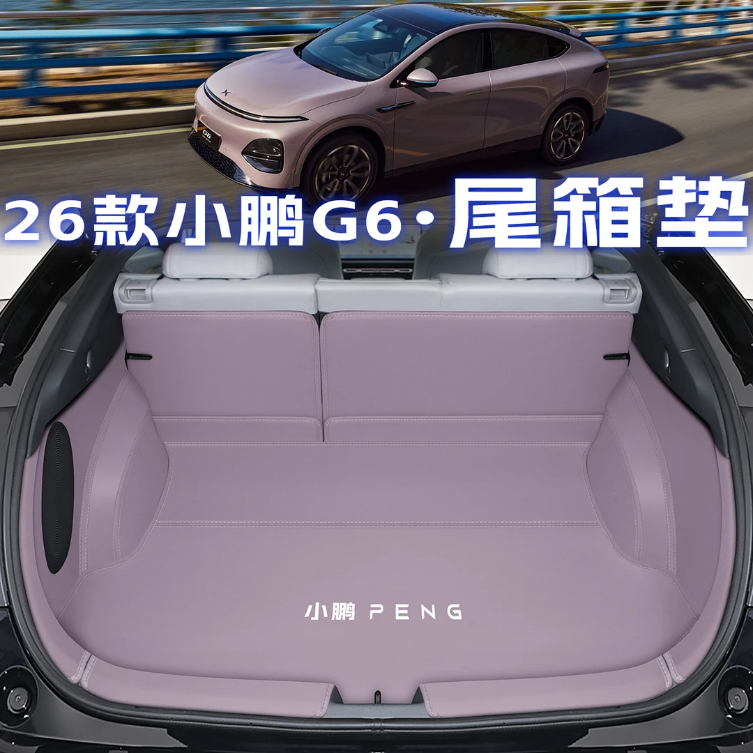 2025款小鹏g6后备箱垫全包围科技版专用尾箱垫子用品改装饰配件