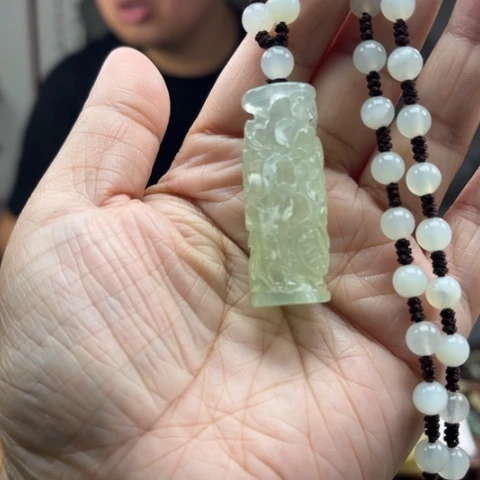 岫玉挂件未镶嵌挂件