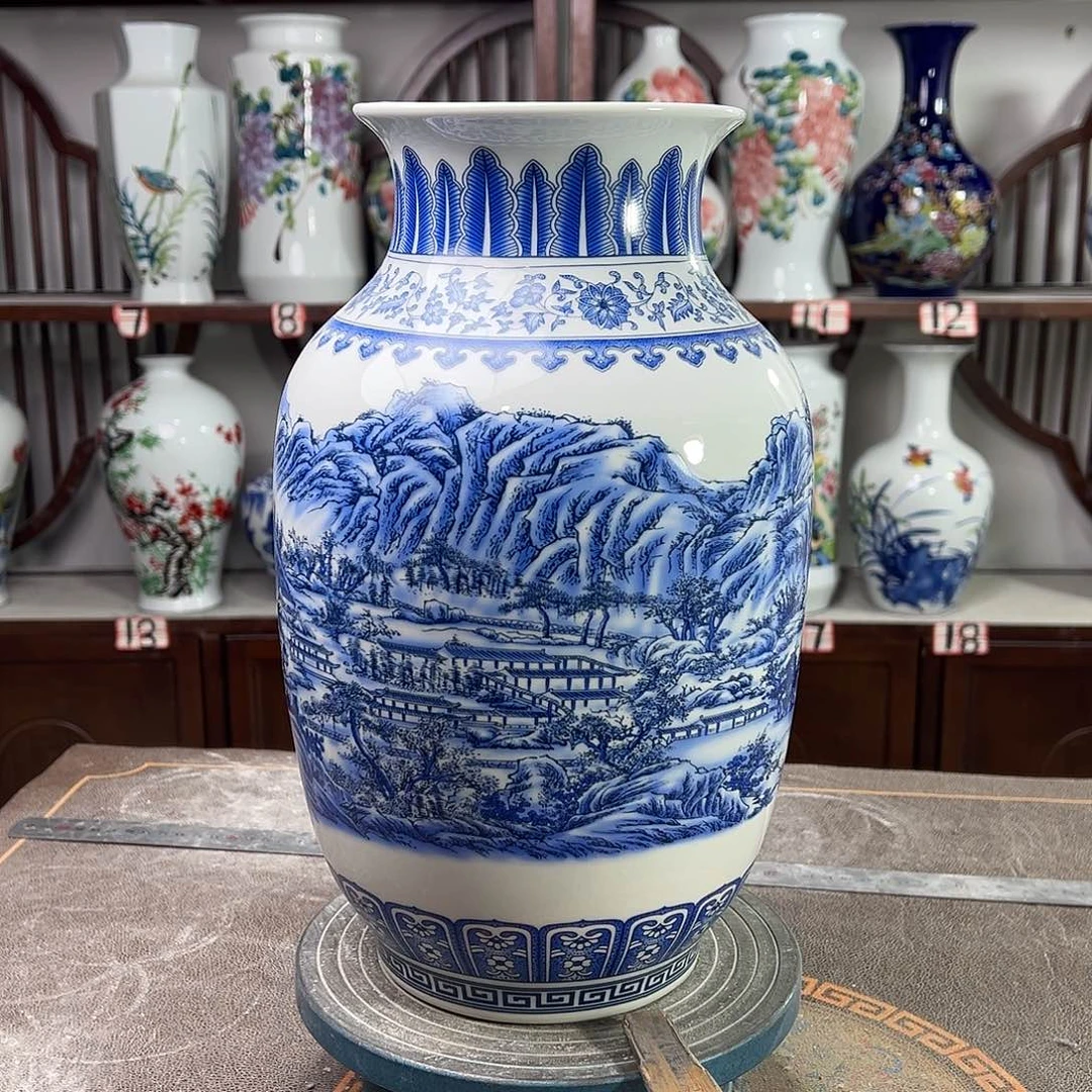 陶摆件景德镇陶瓷富春