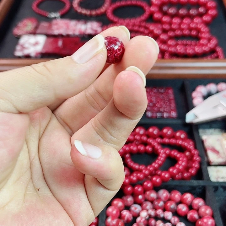 P***g天然辰砂向朱砂晶体卡12的4.5克