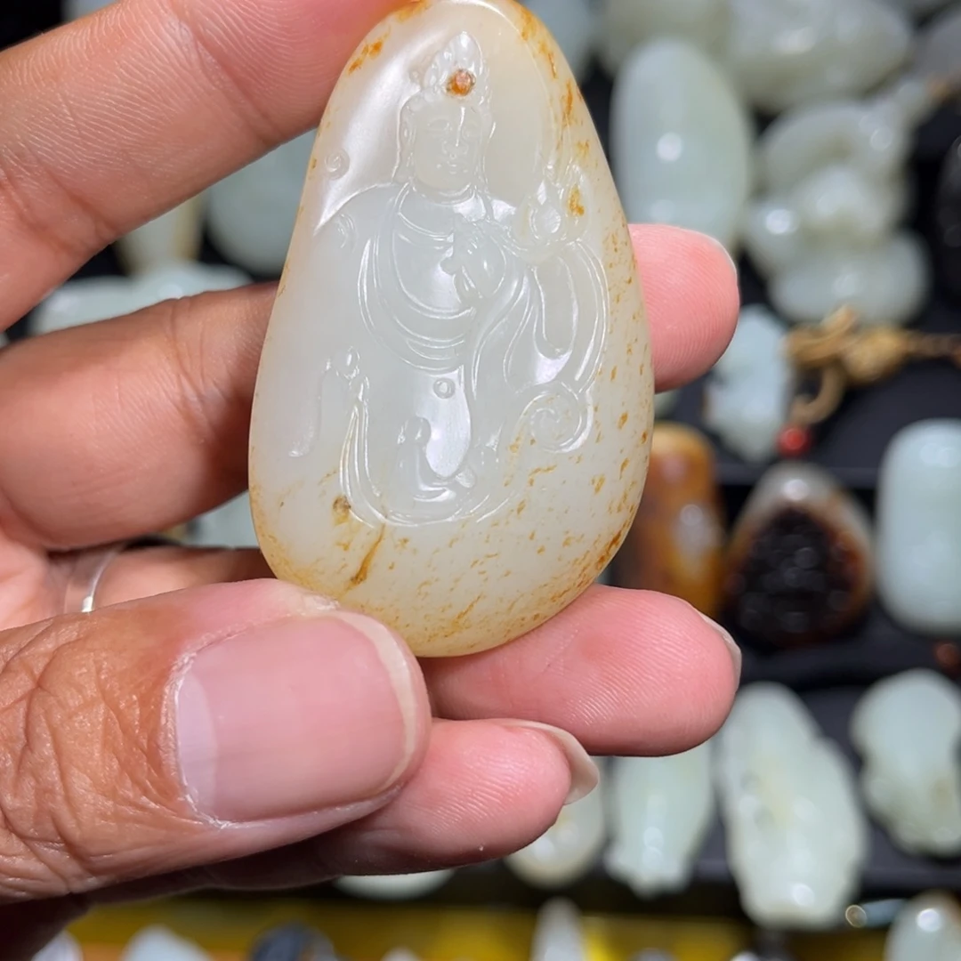 和田玉颈饰未镶嵌西*杭