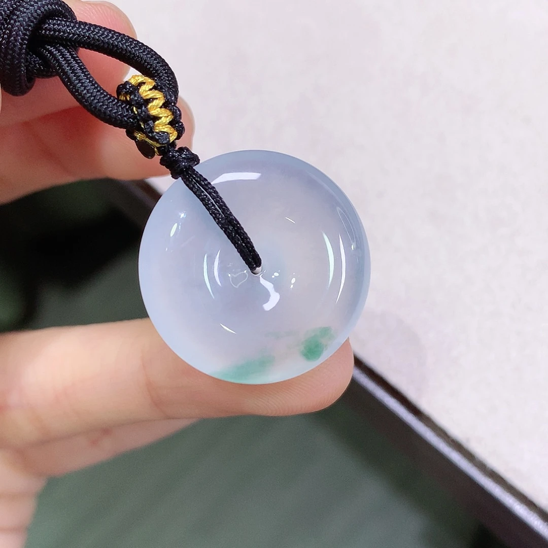 翡翠未镶嵌颈饰23.4-5.8