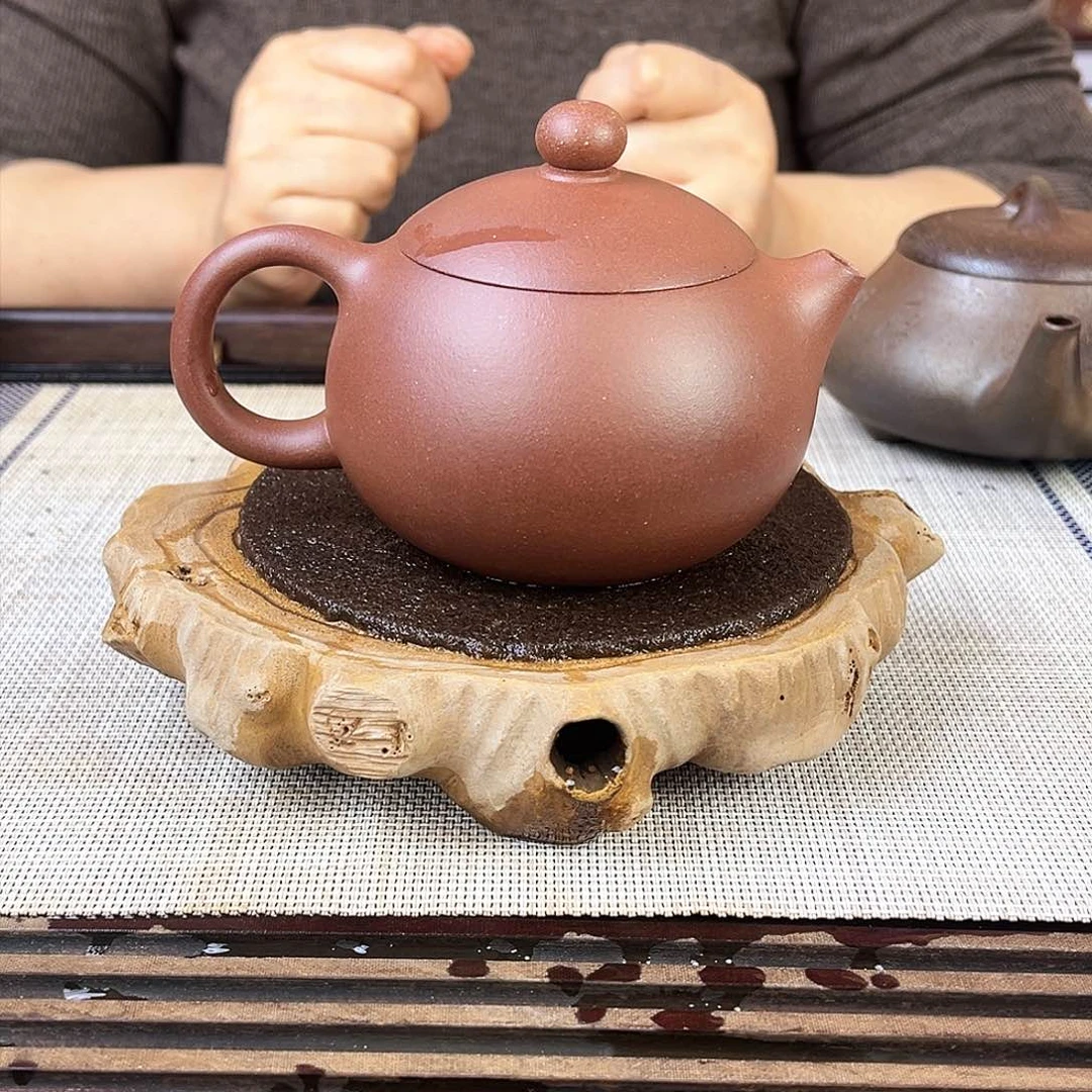 紫砂茶壶宜兴紫砂底槽青200c c