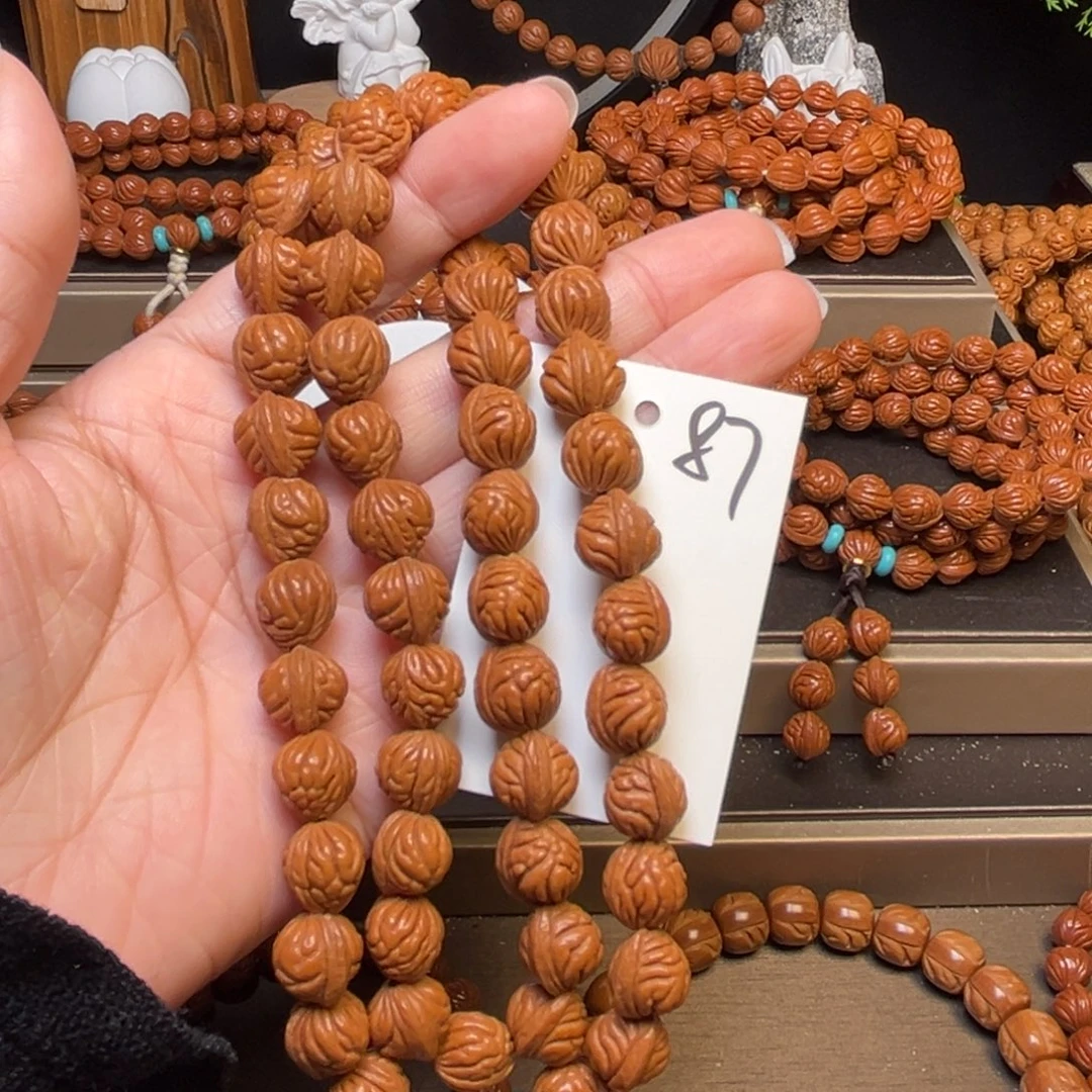 桃核手串野生小金豆11左右精品脖挂60