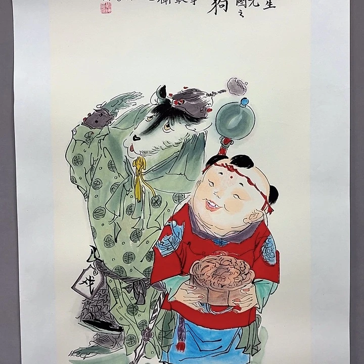 国画亲笔手绘放心去藏