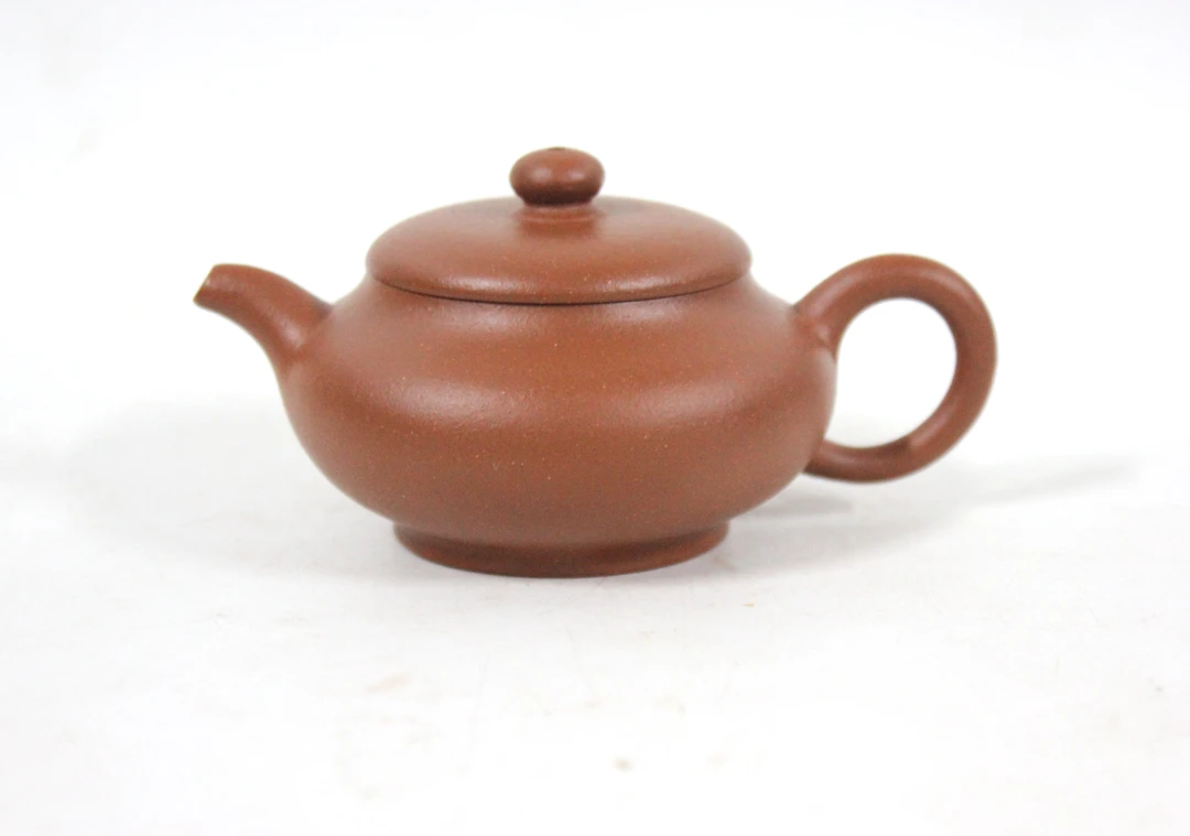 四十目朱泥珠圆玉润壶   容量95cc
