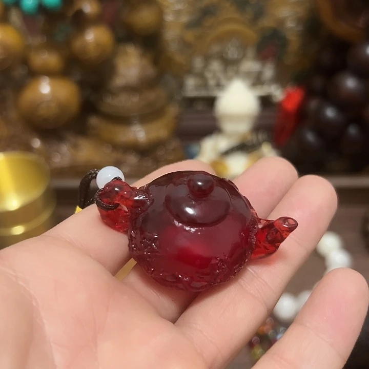 滴血莲花菩提吊坠