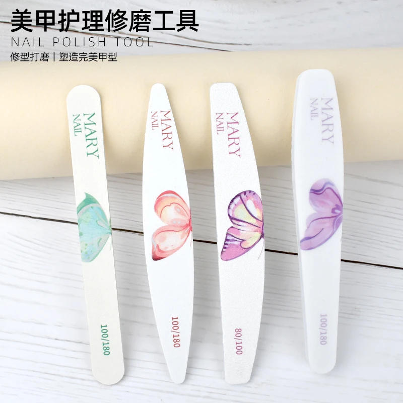 福利品美甲搓条指甲锉美甲搓条打磨条磨指甲砂条双面修甲型海绵搓