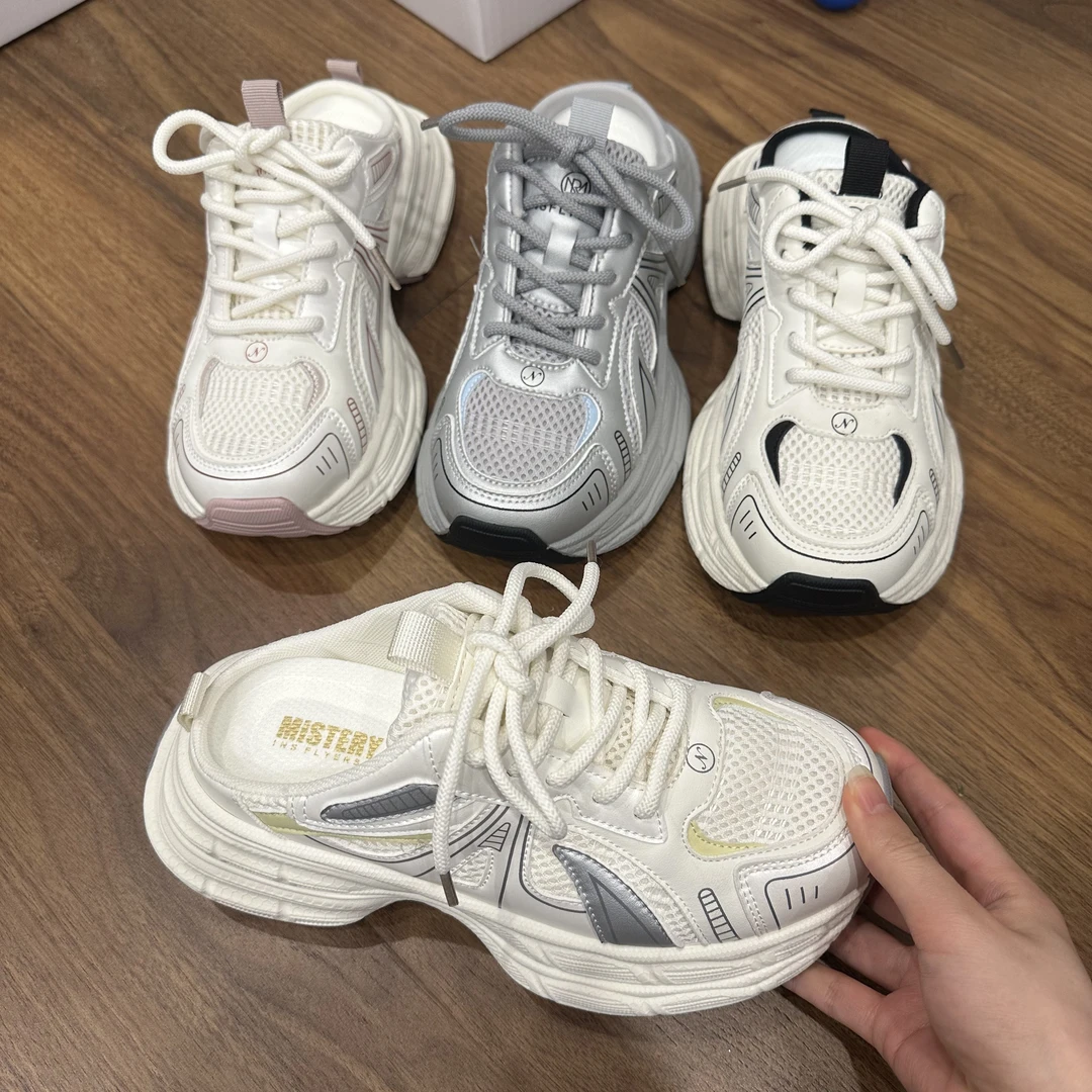 2025春夏新款显瘦半拖老爹鞋休闲日常百搭ins