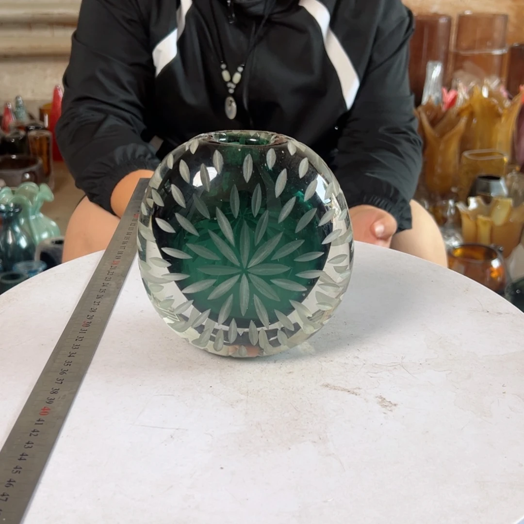 深绿刻磨高度14琉璃微瑕