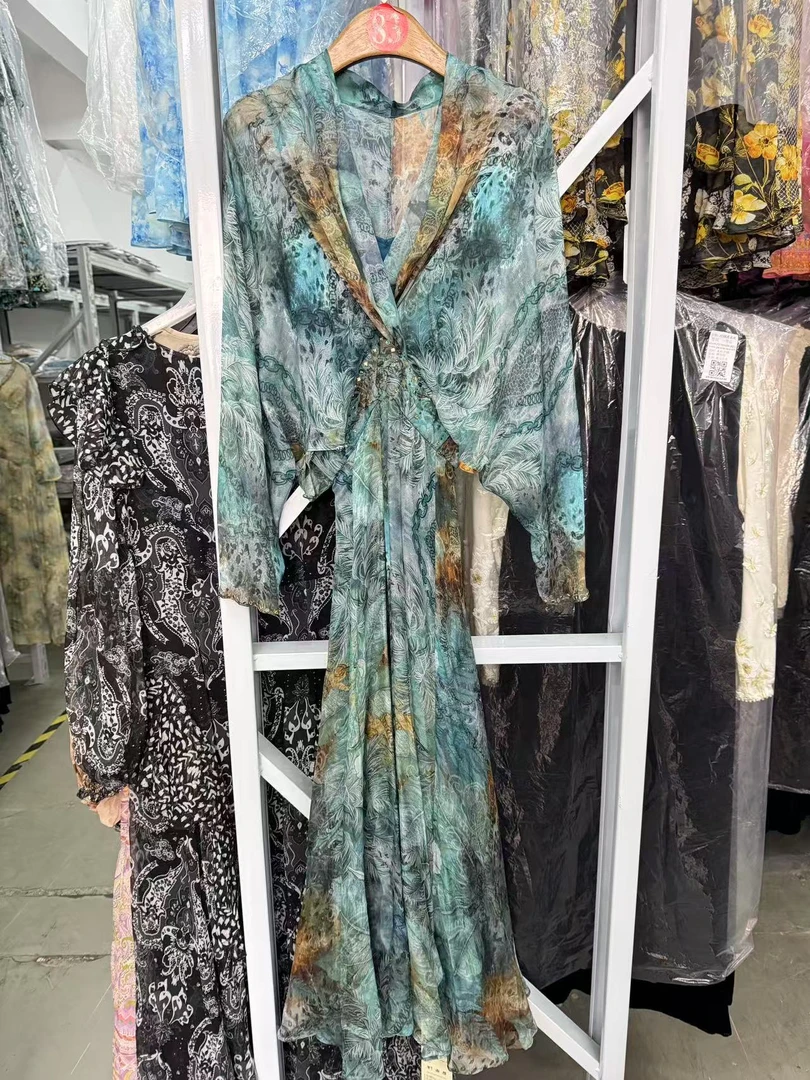 【2025-林姐真丝】重磅100桑蚕丝连衣裙HFQY25026