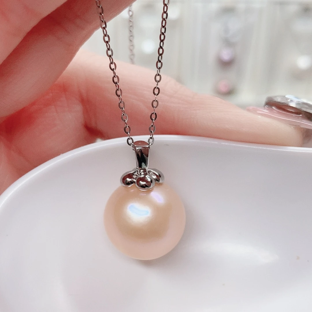 合金淡水珍珠吊坠(赠链)