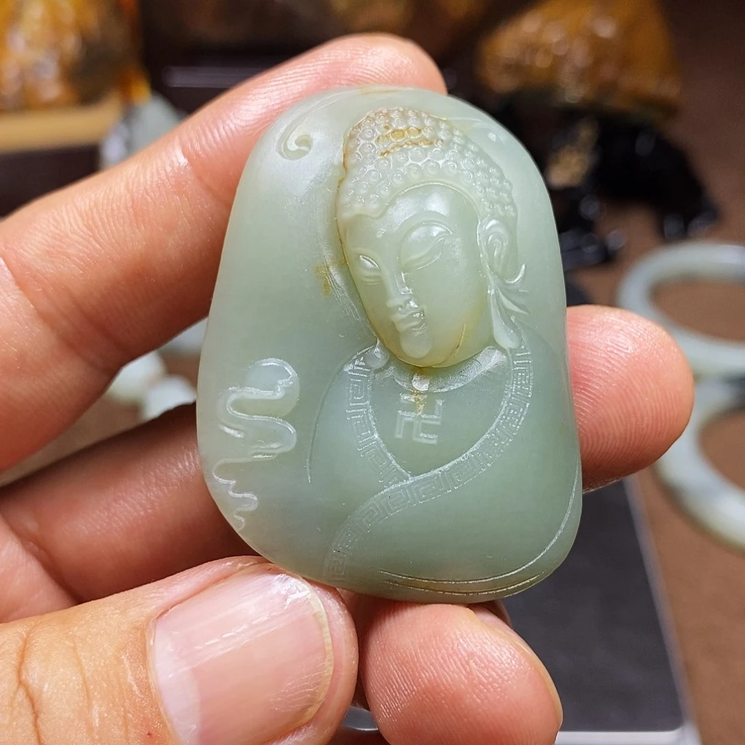 和田玉（子料）未镶嵌挂件