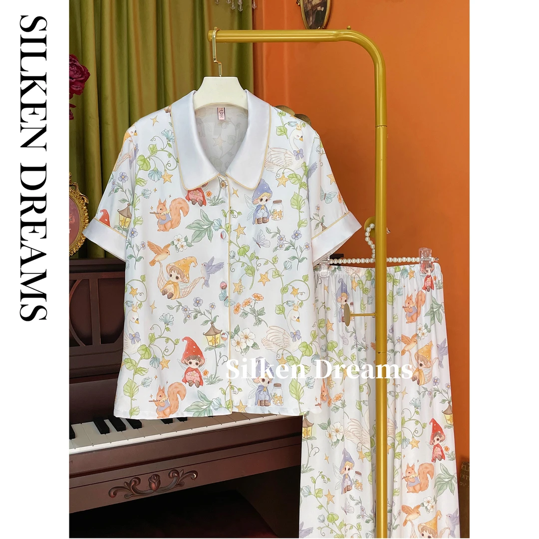 【森系绿影｜林间物语】夏季可爱时尚潮流外穿睡衣家居服套装7