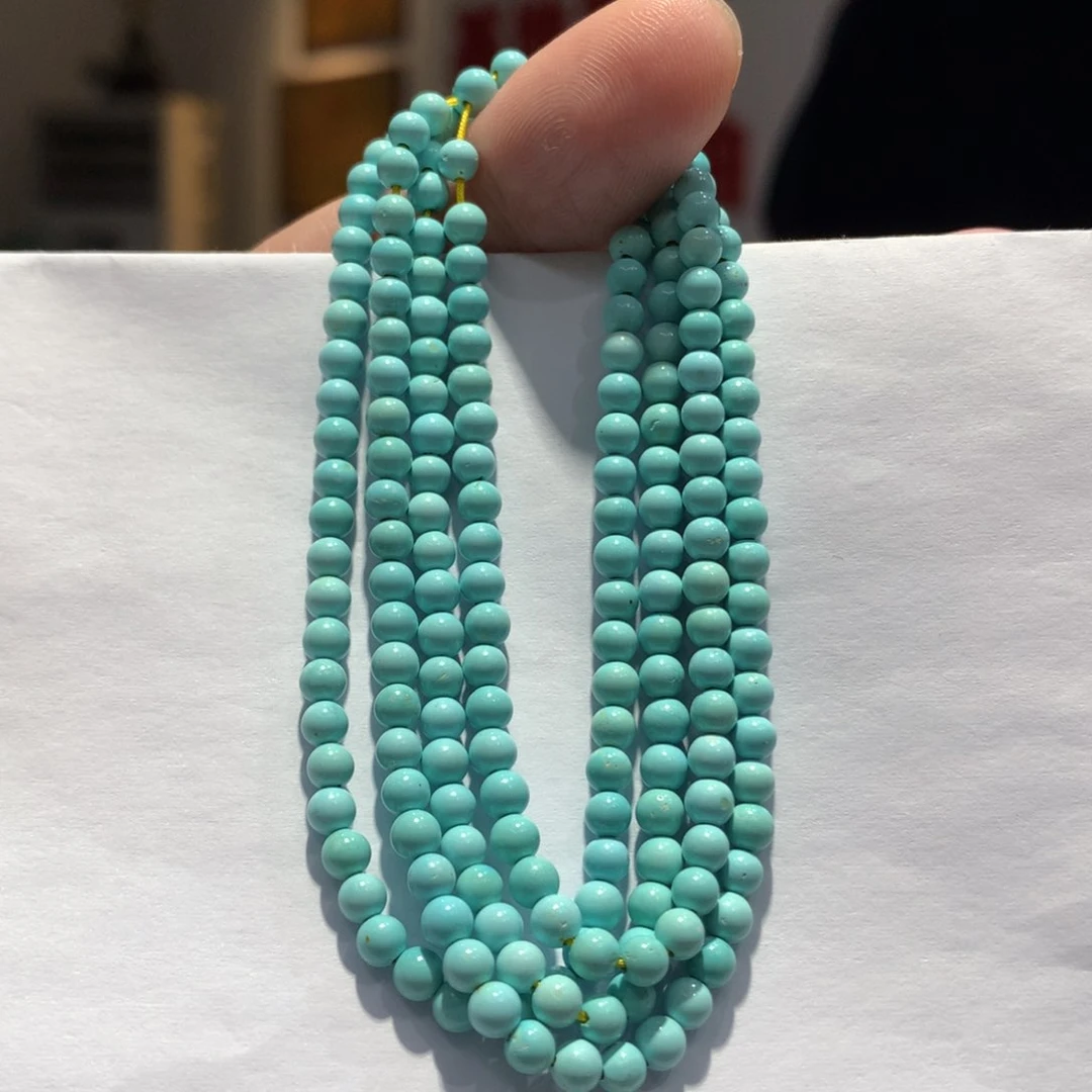 未镶嵌绿松石长链