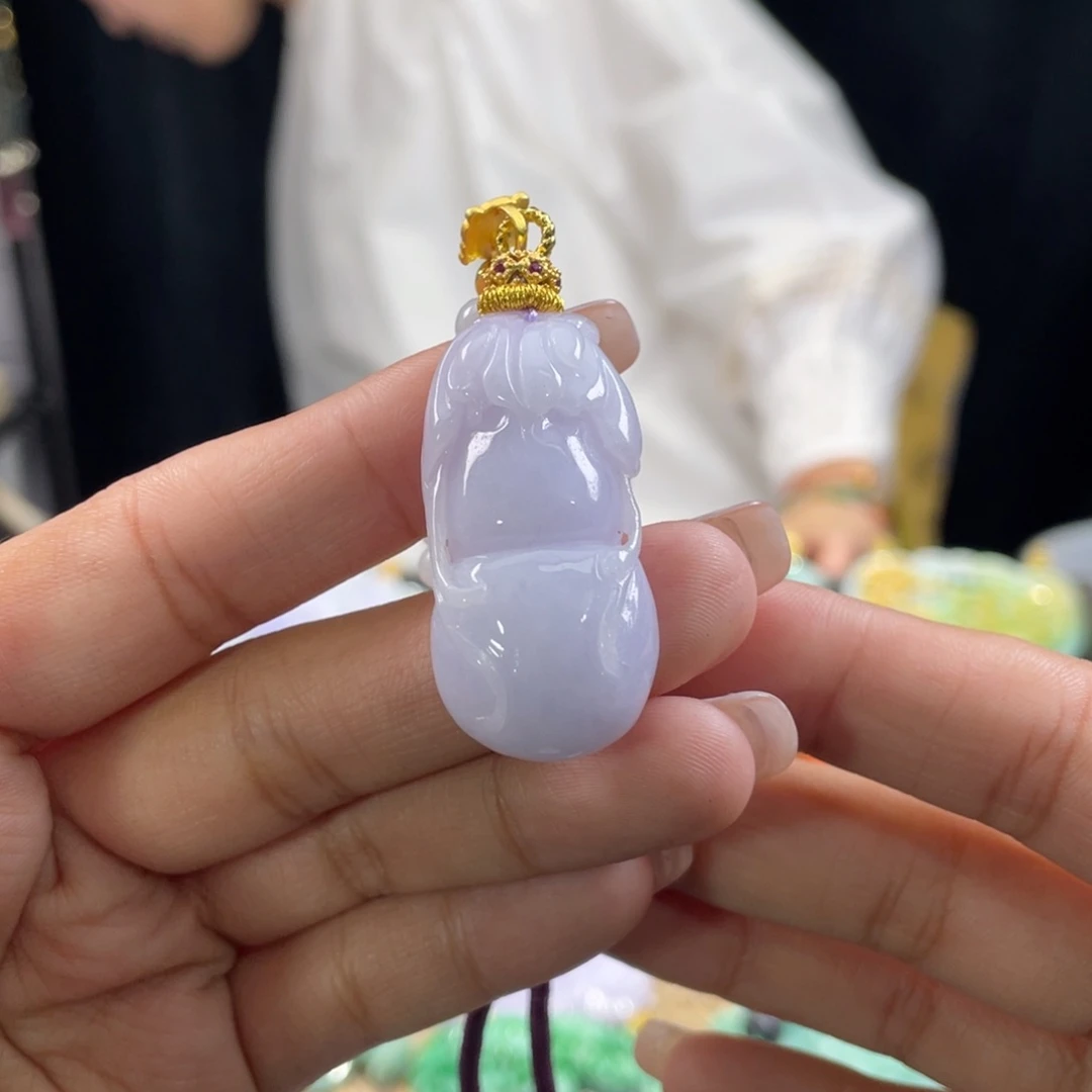 翡翠颈饰未镶嵌代编织