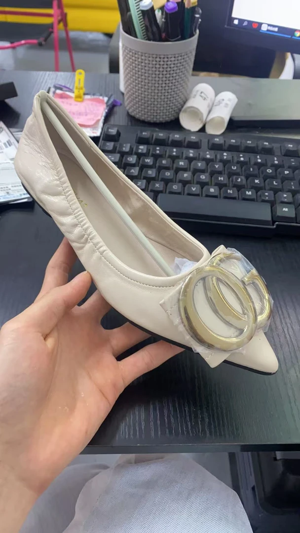 2019蛋卷平底女鞋春季新款舒适软底单鞋尖头浅口女鞋子