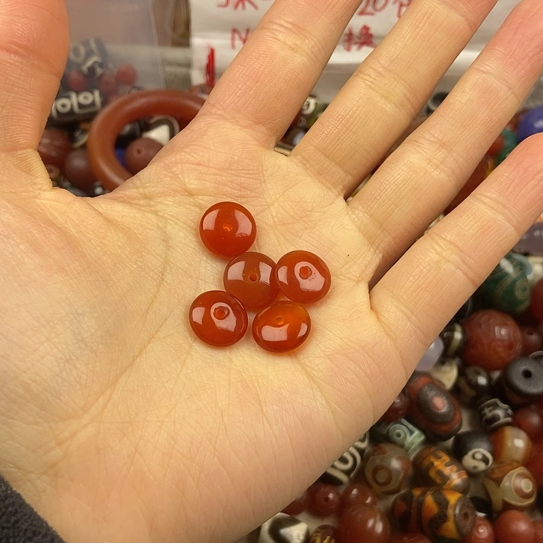 玛瑙/玉髓未镶嵌玛瑙配珠玛瑙散珠