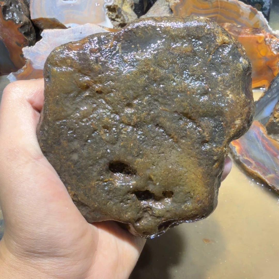 未镶嵌玛瑙/玉髓珠宝半成品